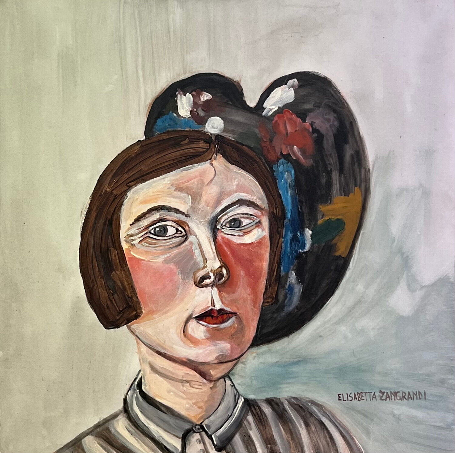 After Charley Toorop Elisabetta Zangrandi Originalgemälde zu verkaufen