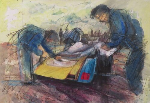 Race 2 di Steve Kuzma, Pittura in vendita su Singulart