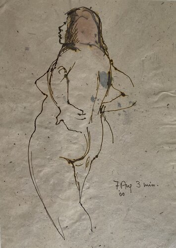 Untitled #1067 - 7 Aug 3min 00 par Ursula Sternberg, Œuvre sur papier en vente sur Singulart