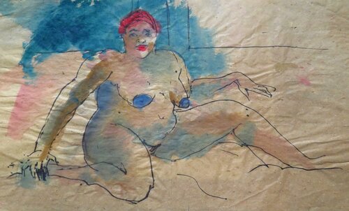 Ref 1989  de Ursula Sternberg, Obra en papel a la venta en Singulart