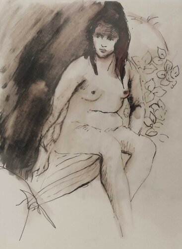 Nudes Sketch Book : Ref 4954-4     by Ursula Sternberg, Work on Paper for Sale on Singulart