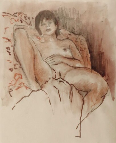 Nude #4867-b di Ursula Sternberg, Opera su carta in vendita su Singulart