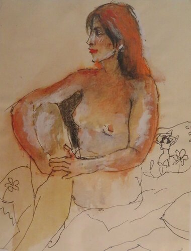 Nude #4394-g van Ursula Sternberg, Werk op papier te koop op Singulart