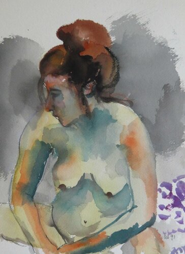 Nude #1914 by Ursula Sternberg, Work on Paper for Sale on Singulart