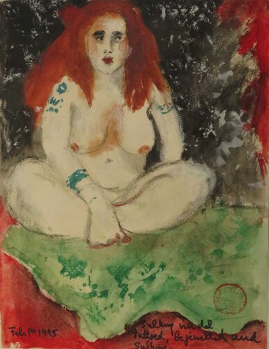 Nude #4961 van Ursula Sternberg, Werk op papier te koop op Singulart