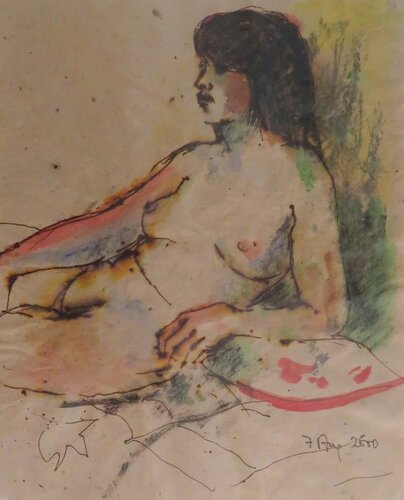 Nude #1067b van Ursula Sternberg, Werk op papier te koop op Singulart