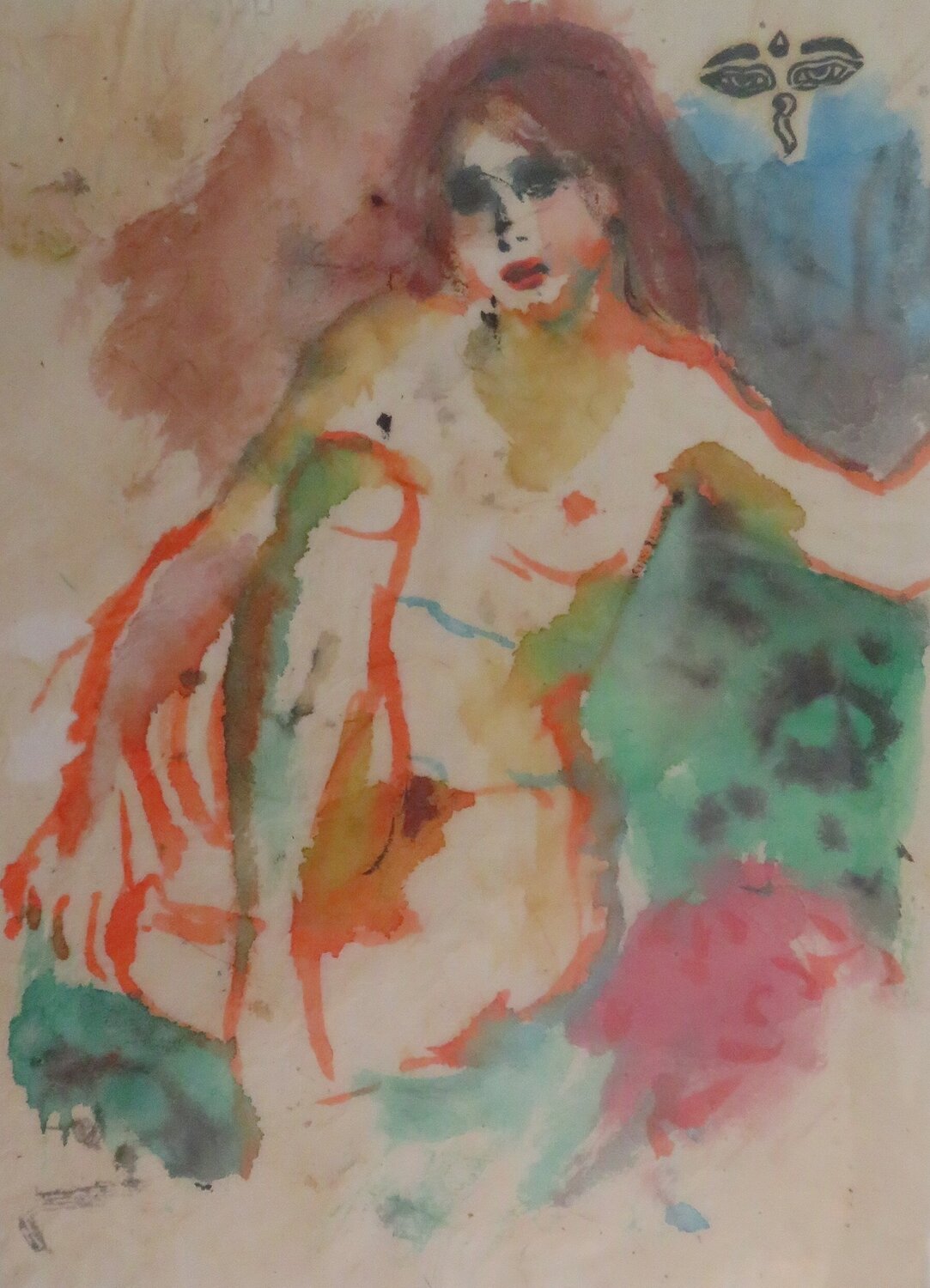 Nudes Sketchbooks Vol 1 - #4460  Ursula Sternberg Werk auf Papier zu verkaufen