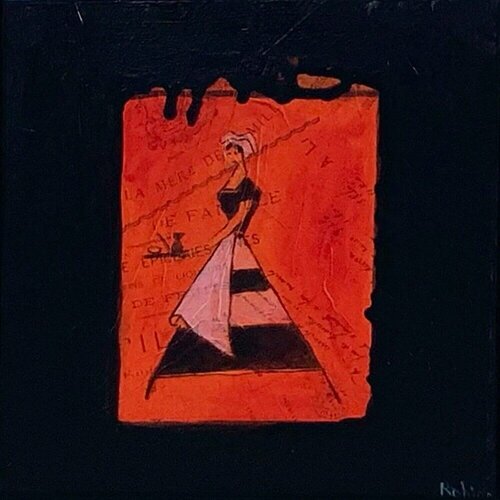 Madame Leroux - portrait #1 by Christine Robion, Painting for Sale on Singulart