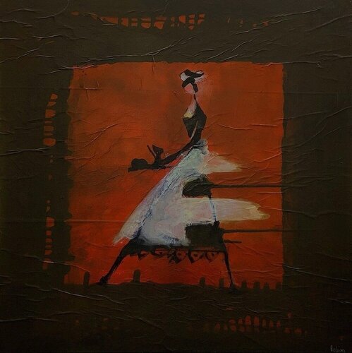 La dernière petite Madame van Christine Robion, Schilderij te koop op Singulart