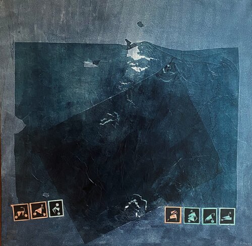 Fonds Sous Marins van Christine Robion, Schilderij te koop op Singulart