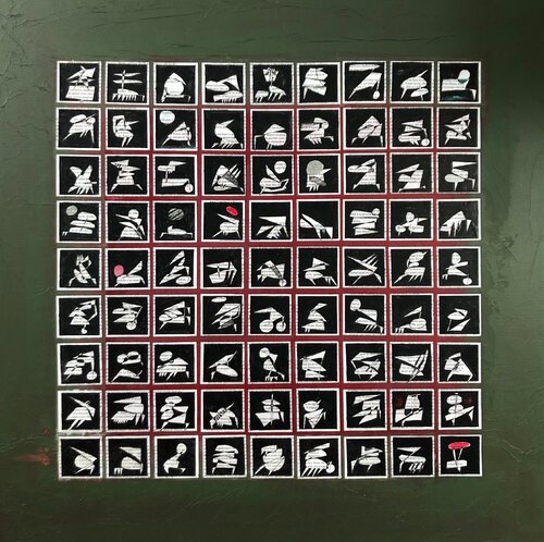 Le frigidaire - Gilbert de Dol #12 von Christine Robion, Malerei kaufen auf Singulart