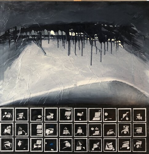 Pendant ce temps-là sur terre au Bengale occidental van Christine Robion, Schilderij te koop op Singulart