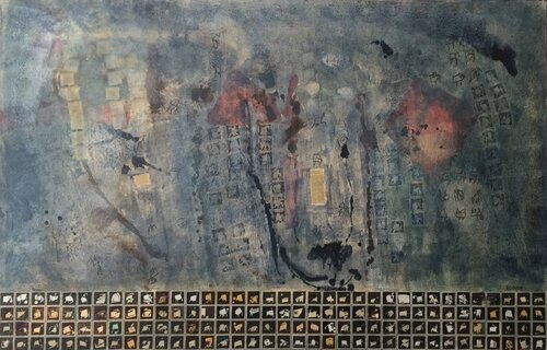 Douala II by Christine Robion, Painting for Sale on Singulart