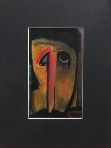 Visage #1 by Bob Leach, 회화 for Sale on Singulart