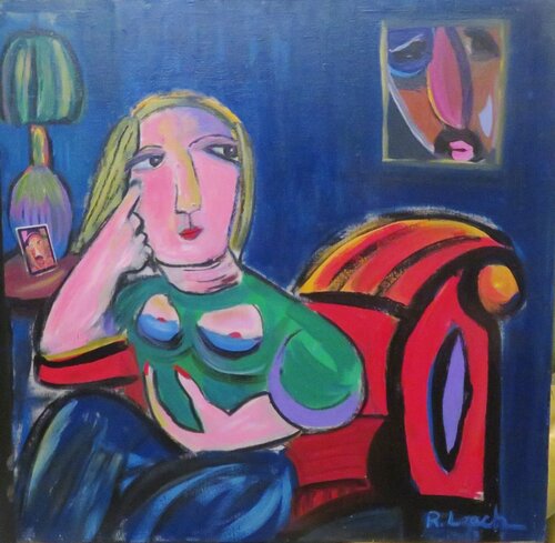 A la Picasso par Bob Leach, Peinture en vente sur Singulart