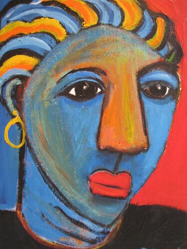 New York Portrait Series #8 par Bob Leach, Peinture en vente sur Singulart