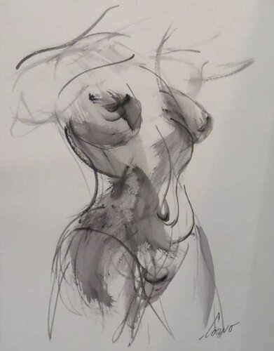 Nude #1 par CORNO, Œuvre sur papier en vente sur Singulart