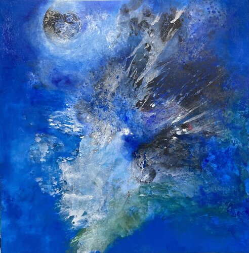 Galactic van Georgeana Ireland, Schilderij te koop op Singulart