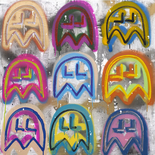 Party Players van Amber Goldhammer, Schilderij te koop op Singulart