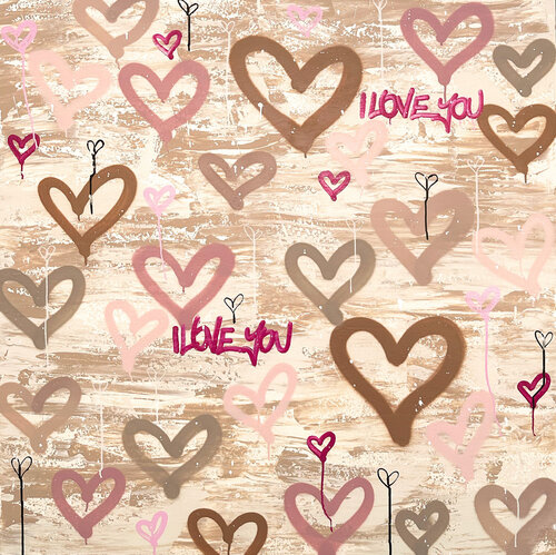 You Will Always Have My Heart van Amber Goldhammer, Schilderij te koop op Singulart