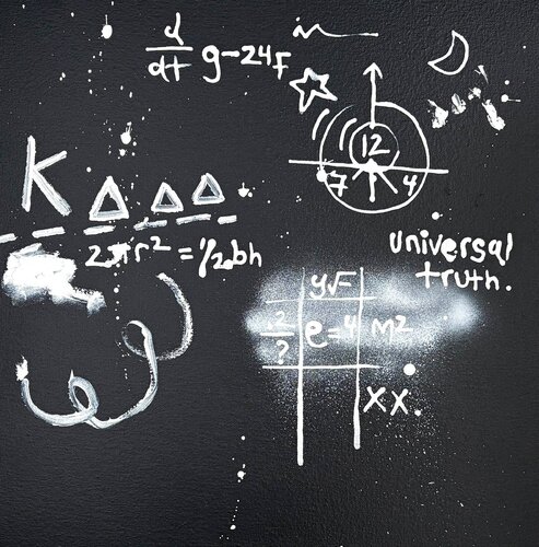 Math Is Universal Truth by Amber Goldhammer, Painting for Sale on Singulart
