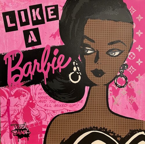 Like a Barbie di Pitch Black, Pittura in vendita su Singulart
