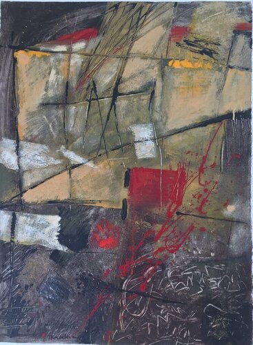 Interlude in Brown II by Peggy Hinaekian, 회화 for Sale on Singulart