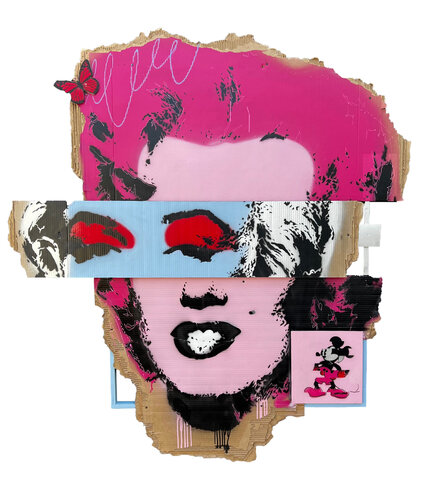 Mess Of A Marilyn 1 van Artlord, Schilderij te koop op Singulart