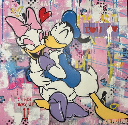Donald and Daisy by Artlord, Painting for Sale on Singulart