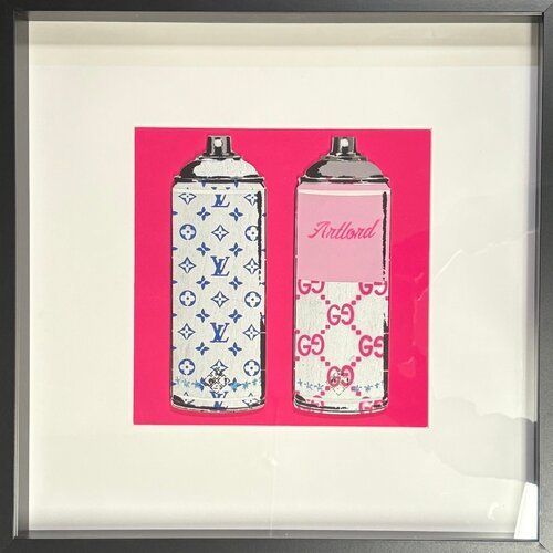 Peasant Repellant (LV/Gucci Pink) van Artlord, Schilderij te koop op Singulart