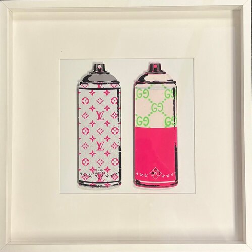 Peasant Repellent (LV Gucci Pink/Green) von Artlord, Malerei kaufen auf Singulart