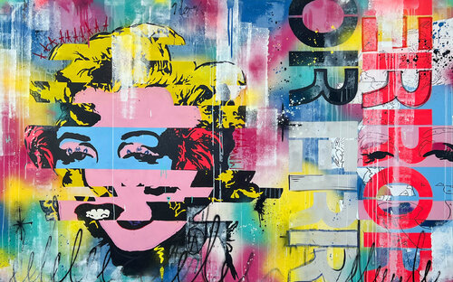 Glitch Marilyn Error par Artlord, Peinture en vente sur Singulart