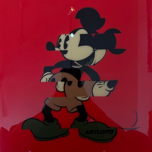 Glitch Mickey Mini (Red) par Artlord, Peinture en vente sur Singulart