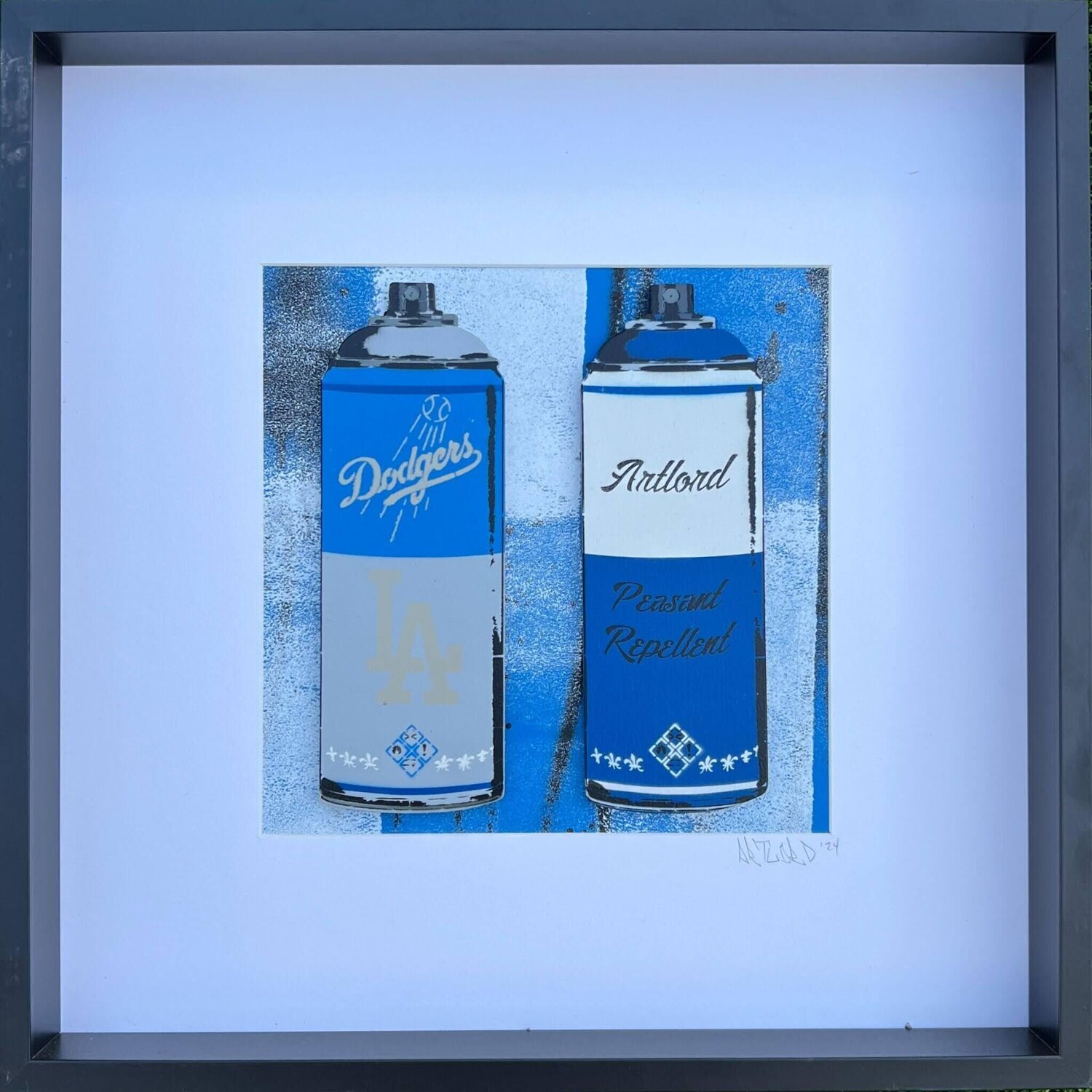 Dodgers / Peasant Repellent Artlord Origineel schilderij te koop