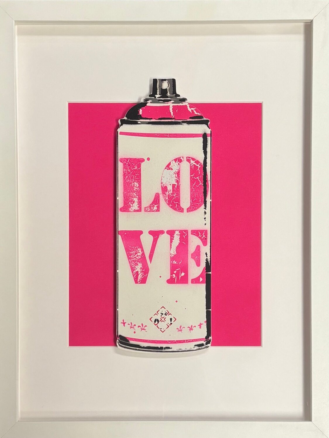 Peasant Repellent (Pink Love) Artlord Originalgemälde zu verkaufen