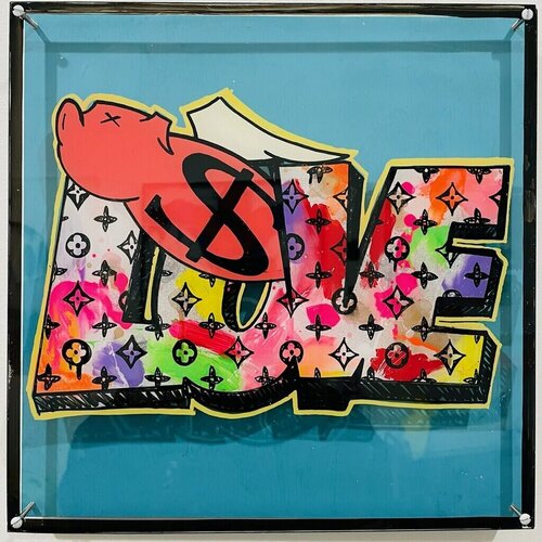 Love Me Like Cash by LéCash, Painting for Sale on Singulart