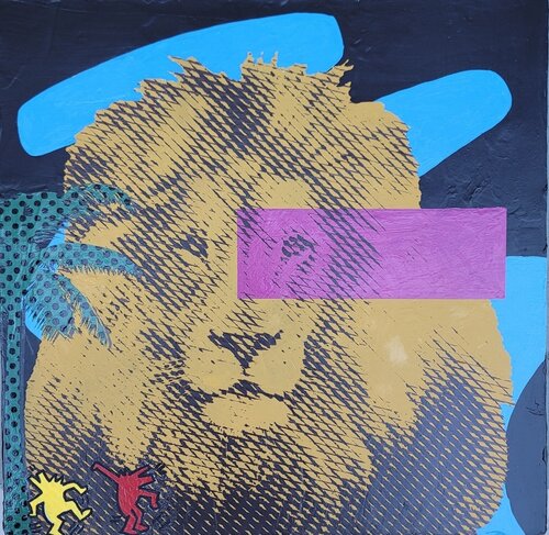 King of the Concrete Jungle van MRSN, Schilderij te koop op Singulart
