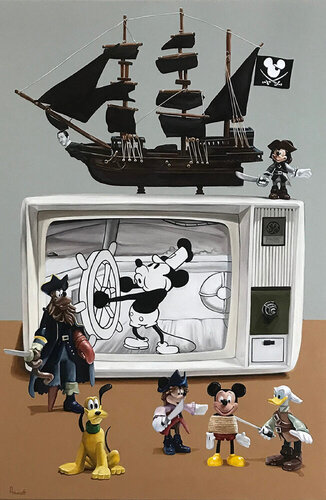 Keelhauling your Image van Pat Hobaugh, Schilderij te koop op Singulart