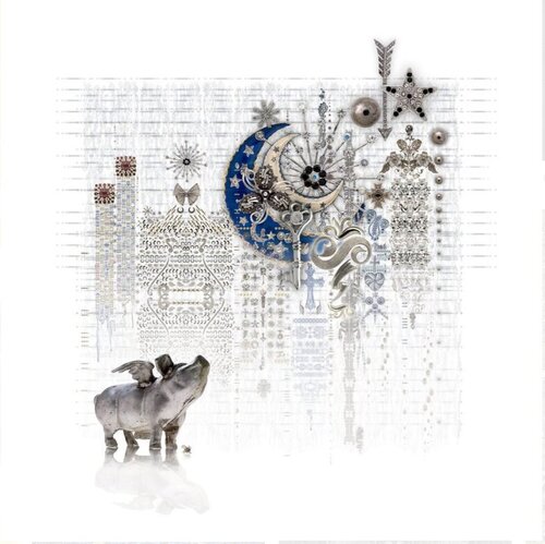 Little Pig Considers The Beautiful Gibberish van JT Burke, Schilderij te koop op Singulart