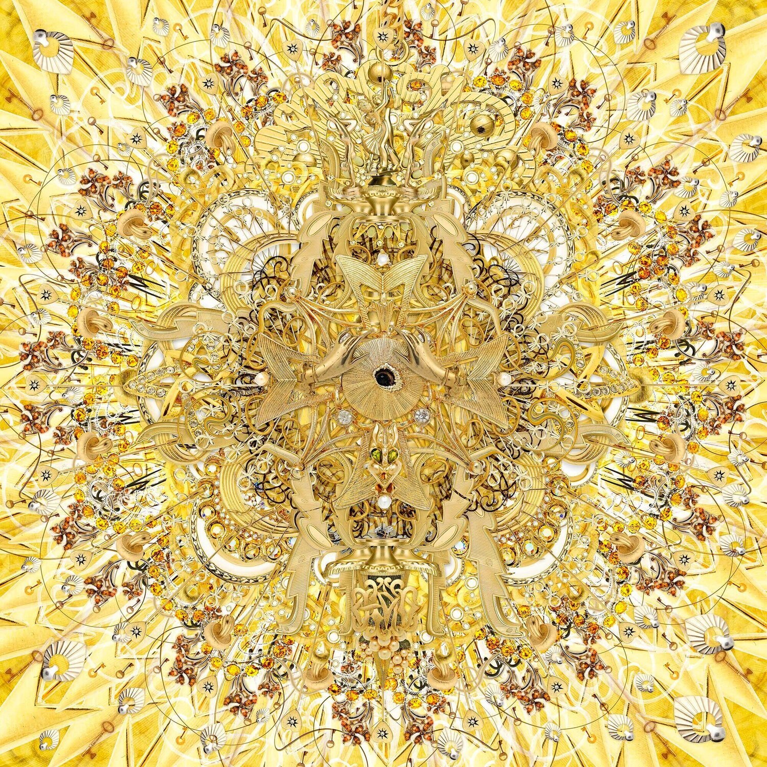 Yellow-Gold Bling Burst JT Burke