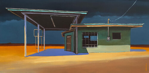 Right on the Brink van Natasha Isenhour, Schilderij te koop op Singulart