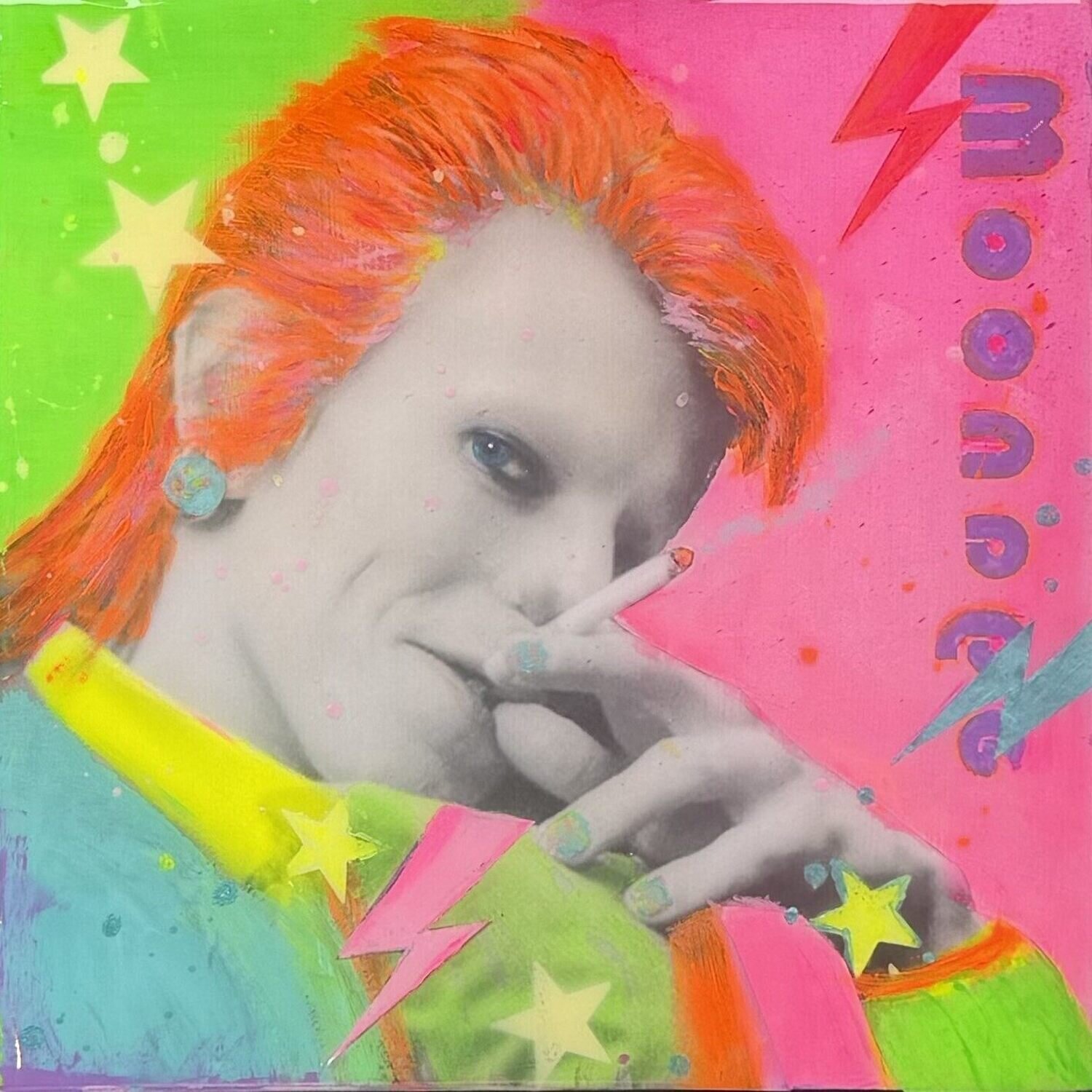 Bowie Nora Novak Originalgemälde zu verkaufen