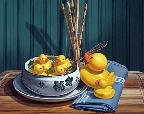 Duck Soup von Kevin Grass, Malerei kaufen auf Singulart