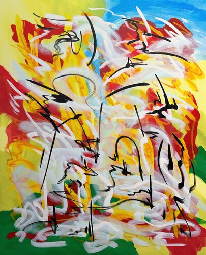 Autumn city vibes van Felix Hilber, Schilderij te koop op Singulart