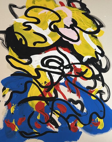 Tschaggeler di Felix Hilber, Pittura in vendita su Singulart