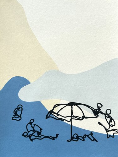 Searching by Felix Hilber, Painting for Sale on Singulart