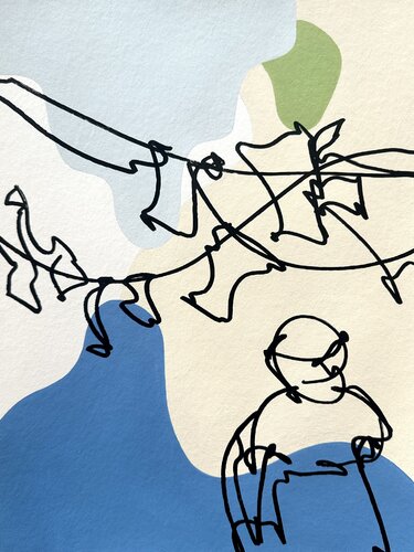 Twisted by Felix Hilber, Painting for Sale on Singulart