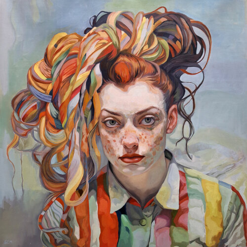 A Portrait of Generation Z di Gabriel Cristian Matei, Pittura in vendita su Singulart