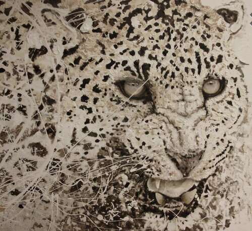 Leopard di georges Rossi, Pittura in vendita su Singulart