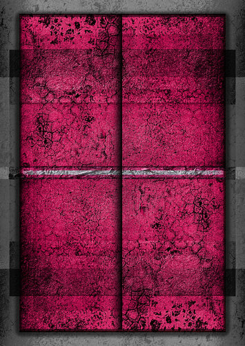 Vibrant magenta tones on cracked background. Digital art product. Unique artwork. par ihsan Okur, Digital en vente sur Singulart